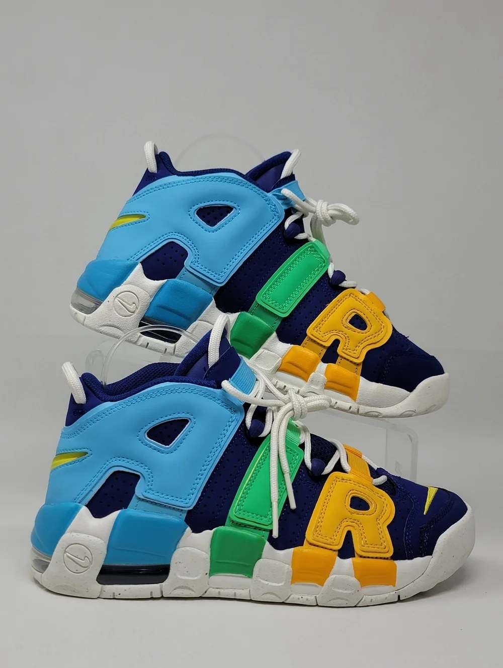 Nike Air More Uptempo GS Youth Size 6Y Kaleidoscope Sneakers FJ0693-455 New